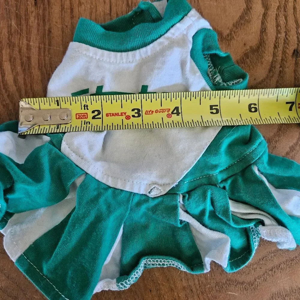 Michigan State Univ Cheerleader XS Dog Shirt MSU Pet‎ Apparel Costume Spirit